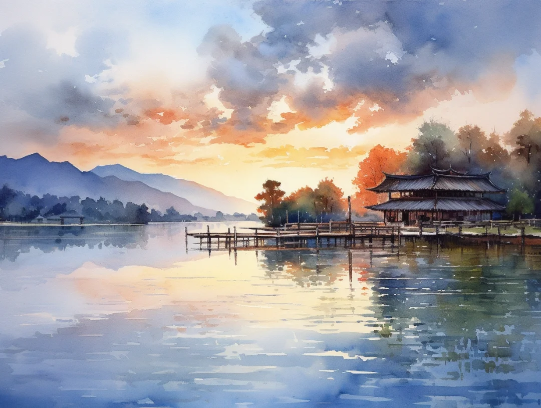 水光潋滟晴方好，山色空蒙雨亦奇