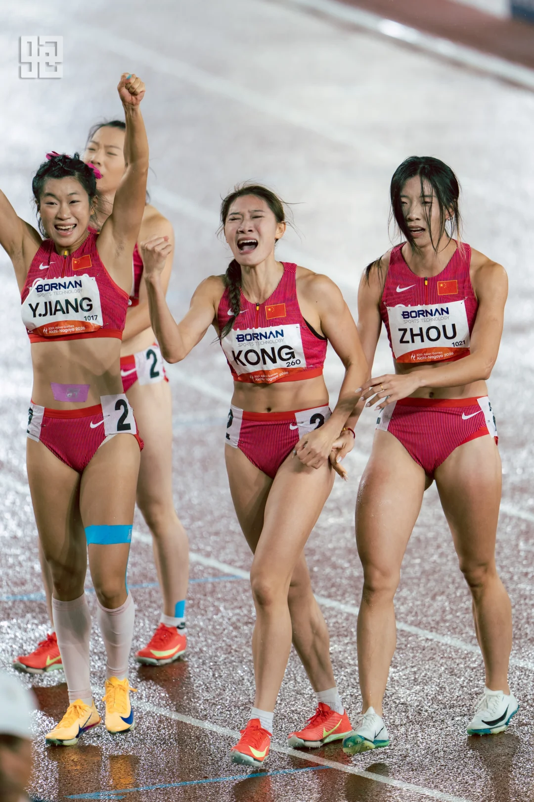 亚运会女子4×400米接力 中国队摘铜！