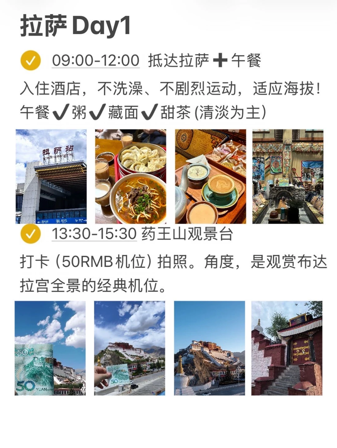 本J人对自己熬夜做的拉萨攻略满意的不行…