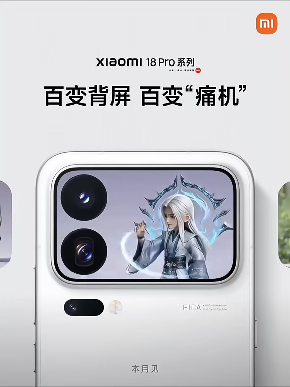 什么？你说这是小米18 Pro系列的背屏？？