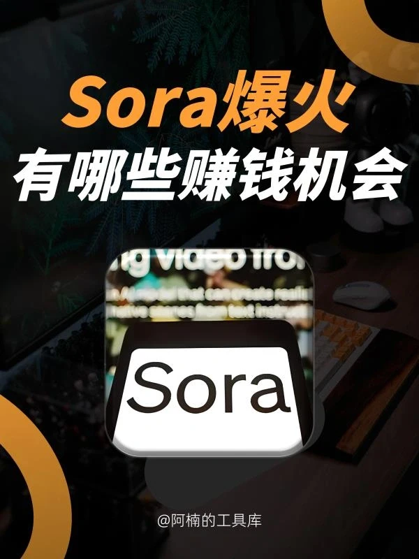 Sora全网爆火🔥普通人的8大赚钱机会！