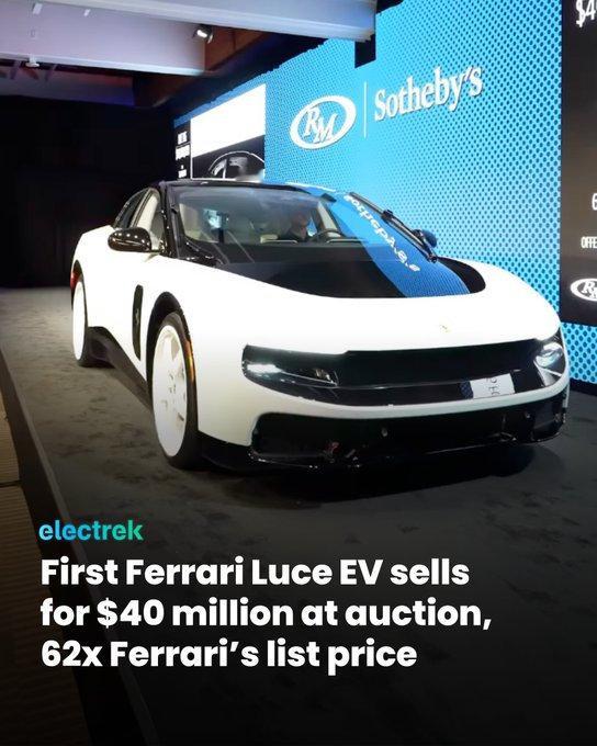 所有人都说法拉利Luce丑，结果第一辆量产版在苏富比上拍出了4000万...