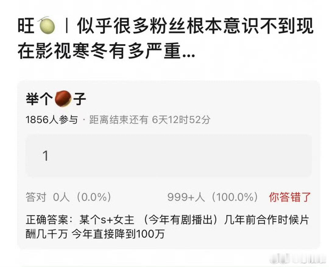 #曝某S加女主片酬从几千万降至100万#
不知道谭松韵拍兰香如故能有多少片酬 ​