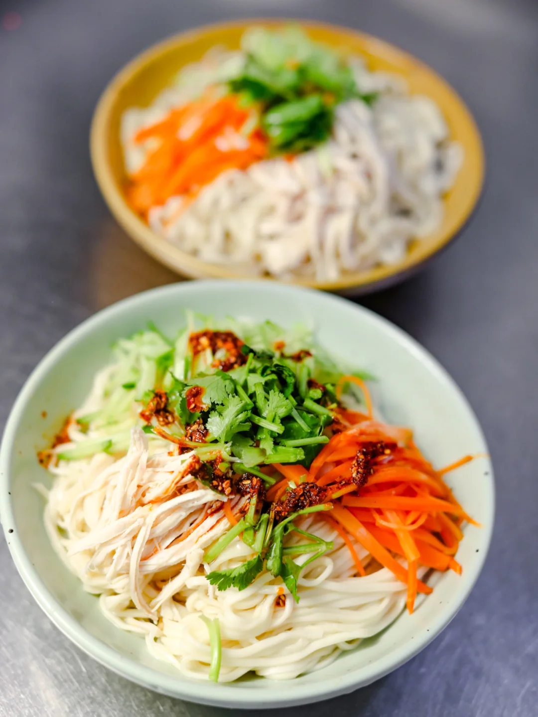 坚持做100种面不重样（44）鸡丝菜香面