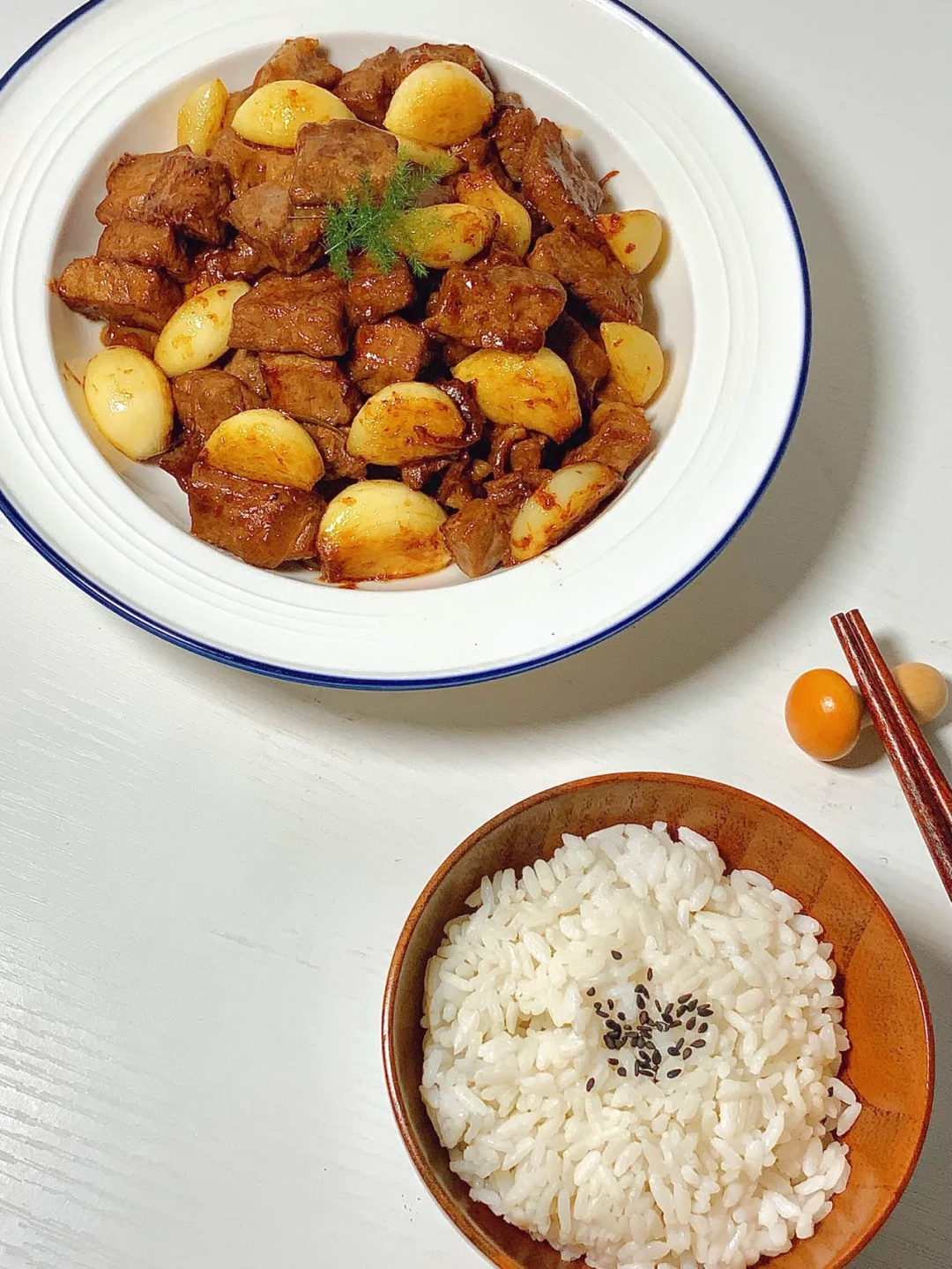 蒜香牛肉粒|香的不能行🥺超多汁❣️超好吃❣️