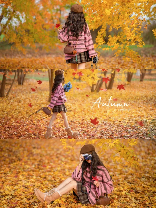 1招教你学会修出|落叶纷飞氛围感|附教程