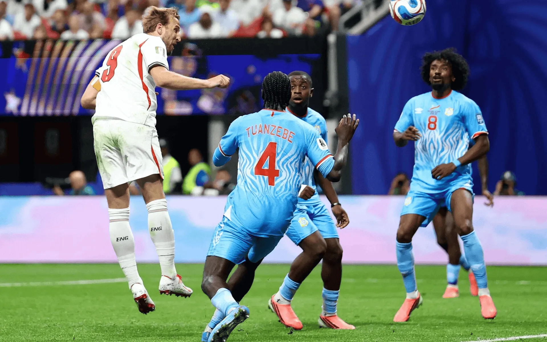 英格兰2-1刚果，凯恩梅开二度。  Sofascore统计了世界杯淘汰...