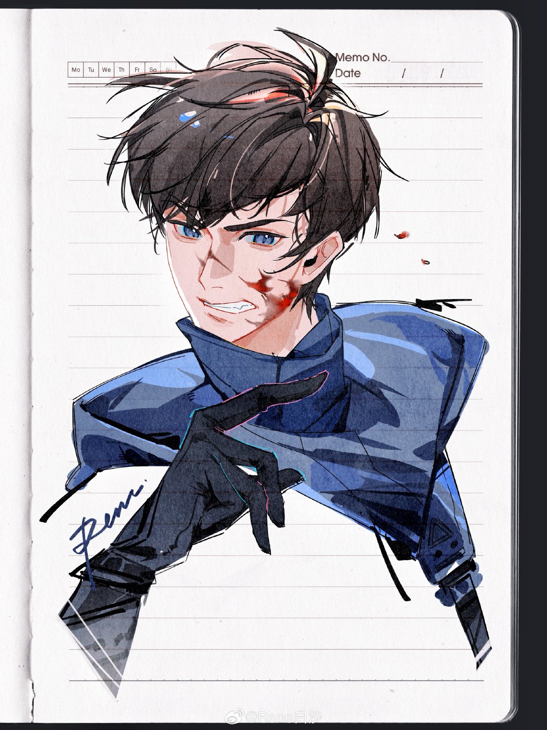 #澜[超话]# 🦈🦈🦈

画了澜！#盛夏产粮节##王者同人局创作激励计划##超话同人绘画大赛# ​