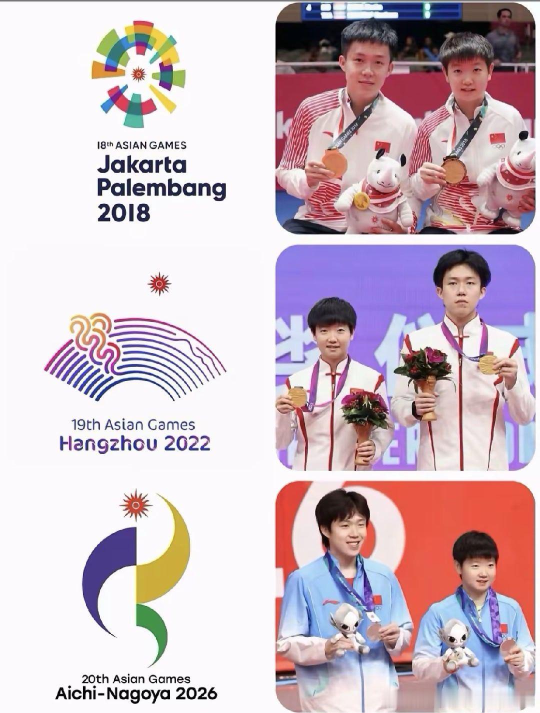 #亚运会[超话]##莎头# 
九年同行 你们依旧陪伴在彼此身旁
每一个奖牌都是沉甸甸的荣耀 不要气馁 加油你们永远最棒[比耶] ​