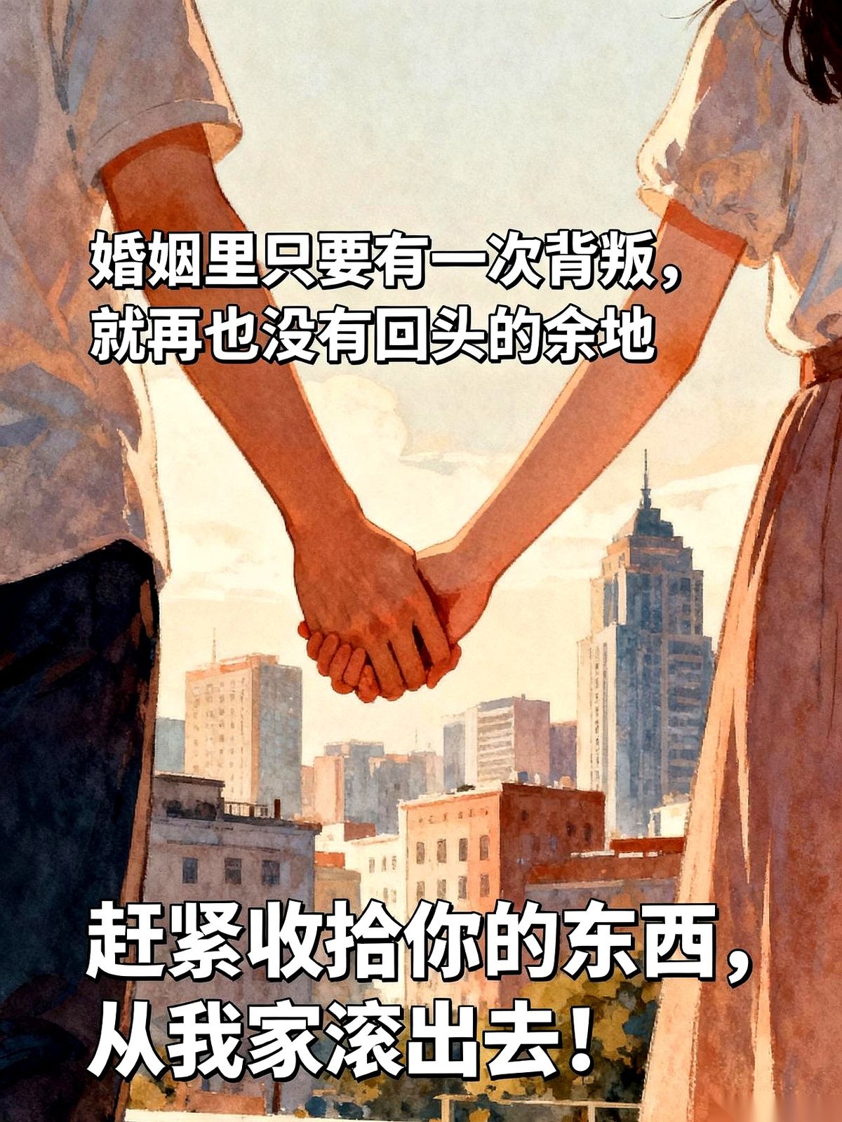 前一秒还在为了外头的“真爱”叫嚣着净身出户，
下一秒小鲜肉就在免提里破口大骂：“没钱你算个啥？赶紧滚！”
这名场面，电影都不敢这么拍。
一个结了五年的女人，出轨被老公拿实锤照片抓了个现行。
非但不心虚，还梗着脖子炫耀外面的弟弟年轻、懂陪伴，说人家给自己买包买戒指才是真爱。
前脚刚大言不惭地要分走家里