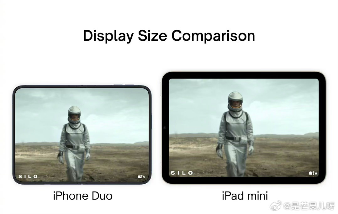 iPhone Duo 内屏7.6英寸，比例 1.4:1，用内屏看书、看视频、写笔记等体验都非常好，屏幕体验接近小平板了#美人余大结局可太解气了# ​