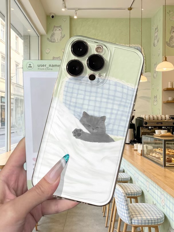 哪个宝宝会拒绝这么萌的猫咪手机壳呀！