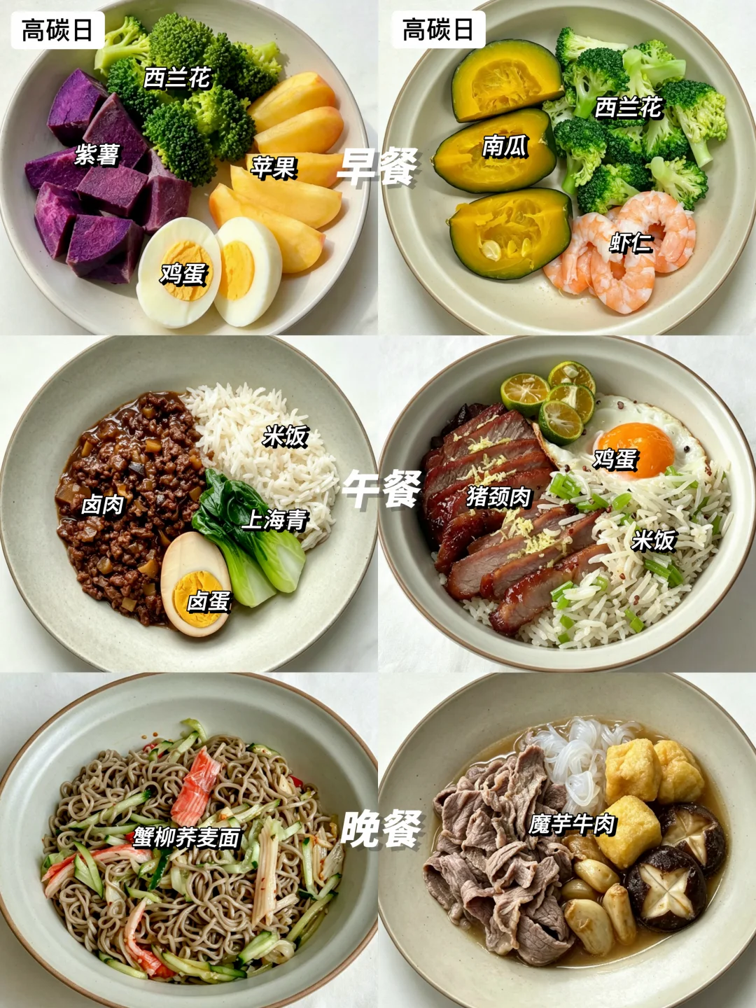 已瘦32斤｜碳循环高碳日减脂食谱