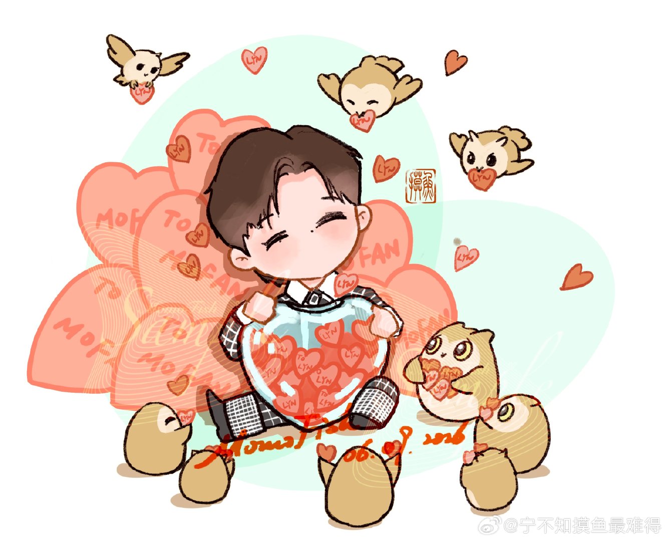 #摩登兄弟[超话]##后知后觉刘宇宁太暖心了# 
别人永远不知道
我们有多爱哥哥
哥哥有多爱我们[爱你]
#刘宇宁前途无量二百块# 
稿件展示，谢绝自用，感谢单主信任
🈲二改商用🈲抹水印🈲喂ai🈲搬运 ​