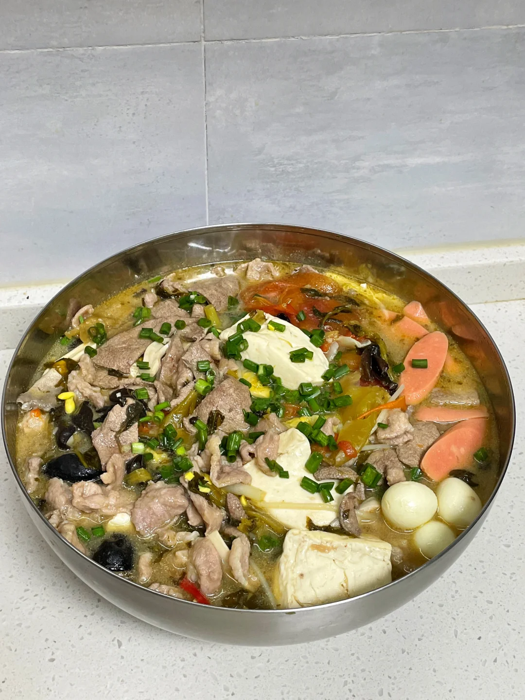 又鲜又嫩又开胃的荤豆花，附详细做法～