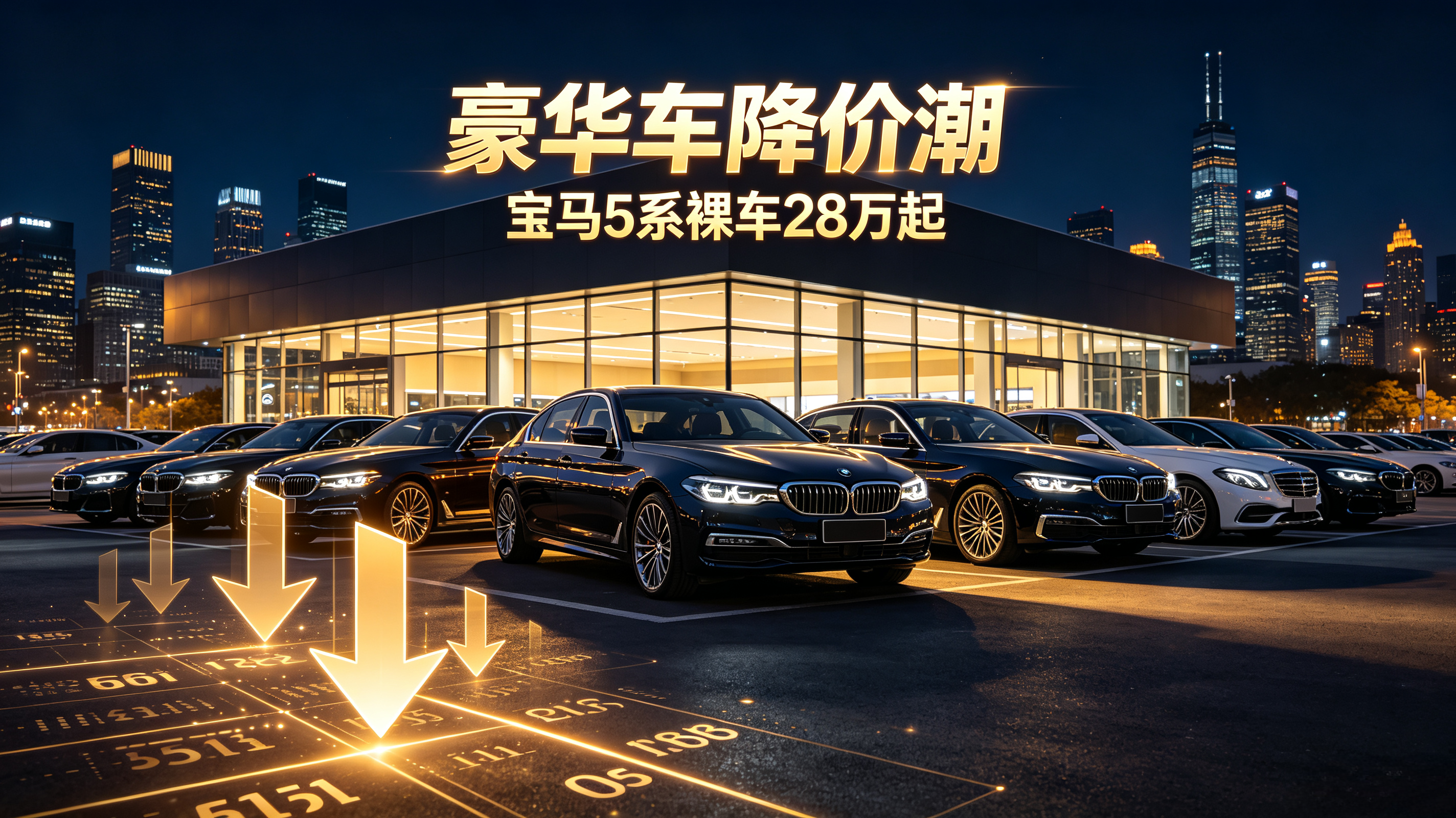 BBA集体大幅降价，宝马5系跌至28万，豪华车光环正在褪去
 
登上TOP2的汽车话题，近期引发全网热议：2026年，奔驰、宝马、奥迪三大传统豪华品牌开启前所未有的集体降价潮，多款主力车型价格大幅跳水，宝马5系多地裸车价低至28万，打破了大众对豪华中型轿车的固有价格认知。
 
从市场一线行情