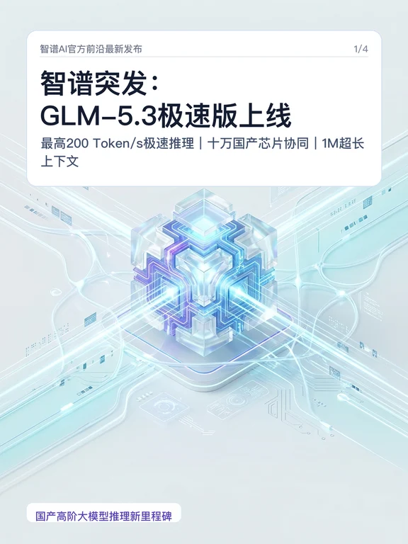 智谱突发：GLM-5.3极速版上线