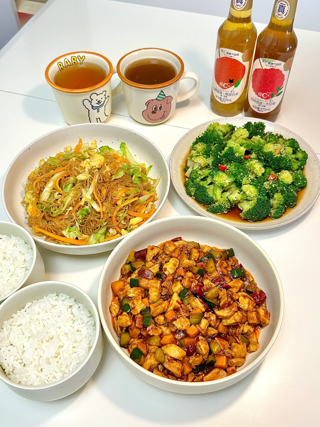 二人食｜宫保鸡丁➕包菜炒粉丝✨好下饭