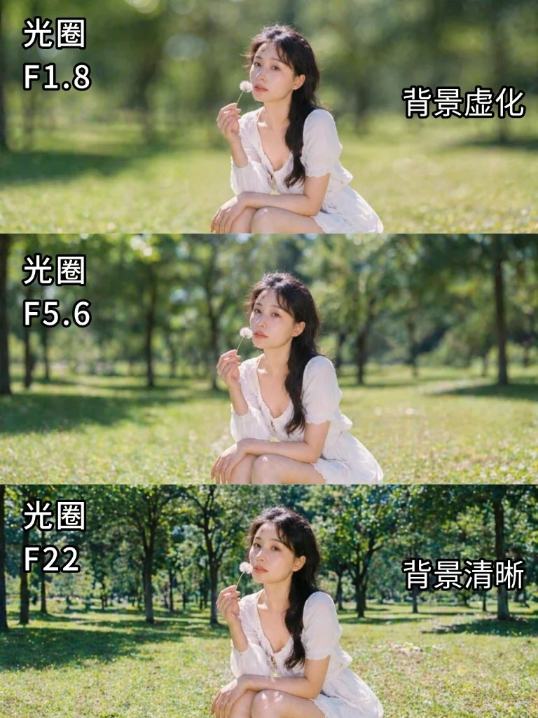 当我学会了光圈！！