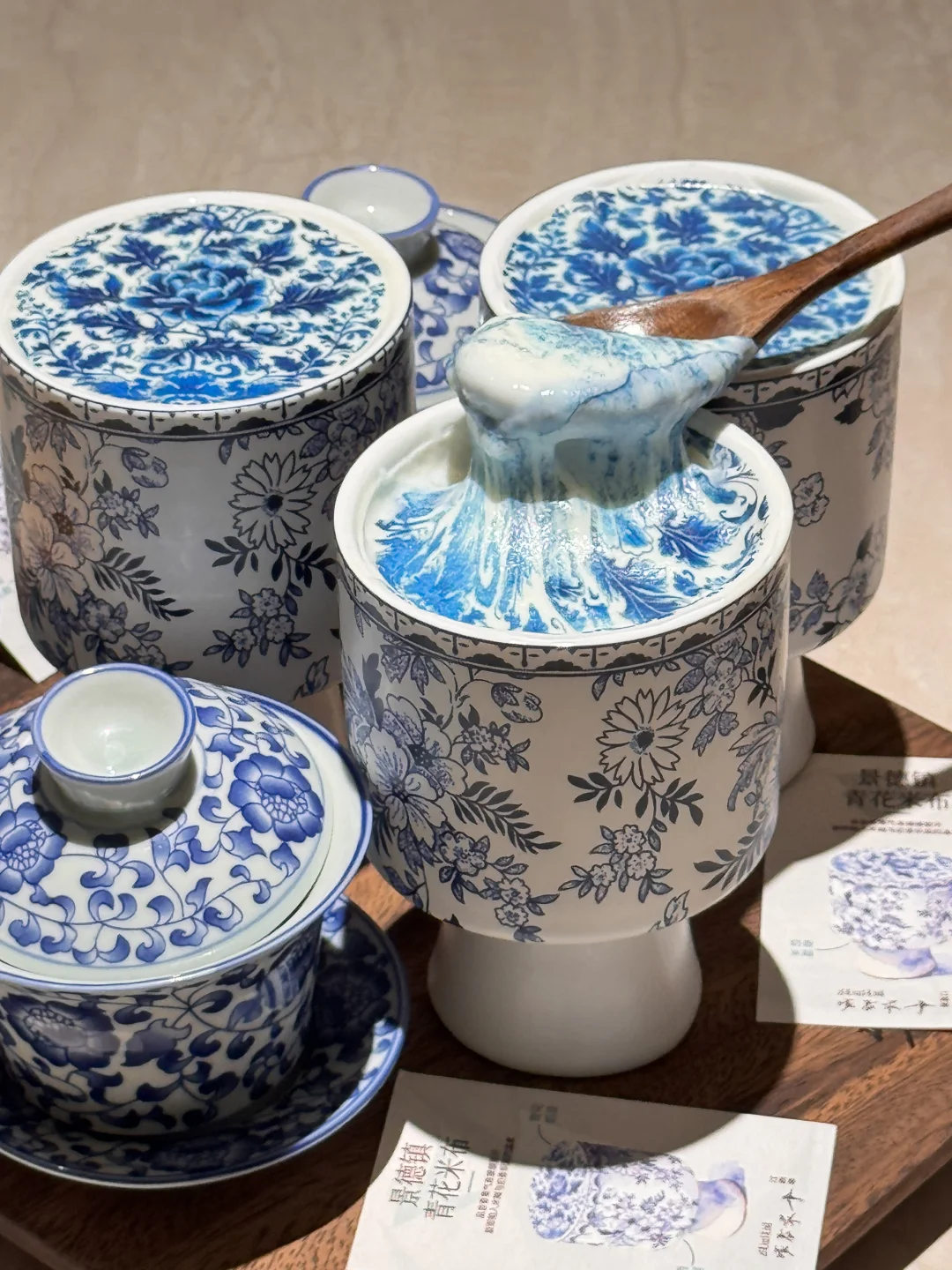 谁能拒绝一口景德镇青花米布。。。