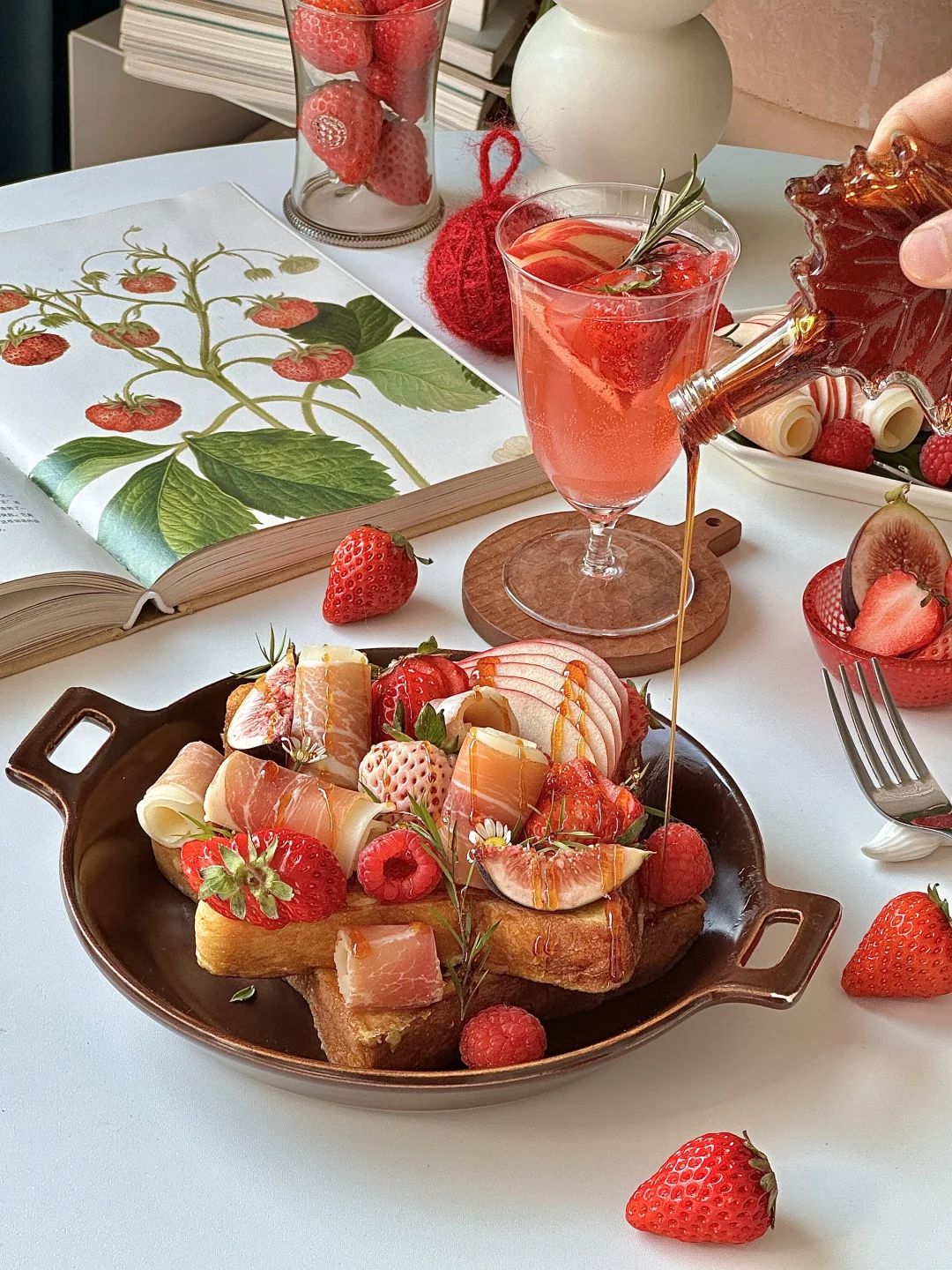 冬日漂亮饭｜火腿奶酪法式吐司与小食拼盘🍞