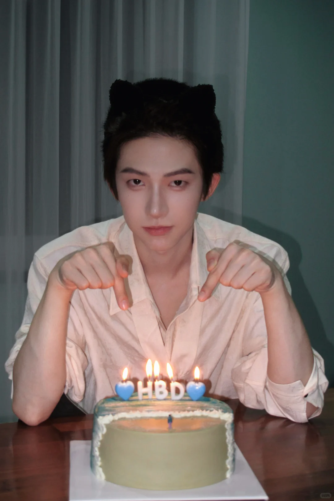 🐱🎂：生日快乐～