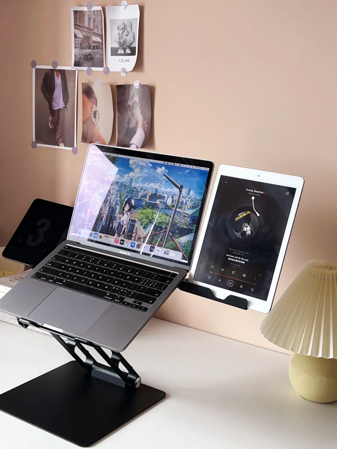 桌面分享💻可能是用过最稳的笔记本支架