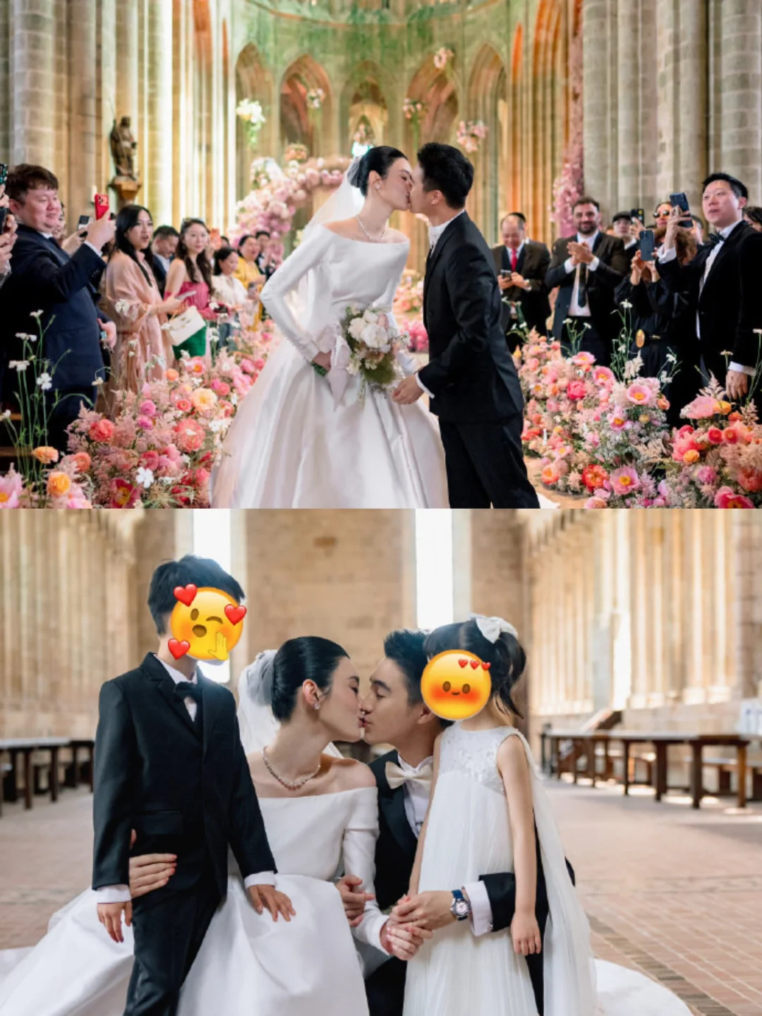 奚梦瑶婚礼！古堡下的婚礼