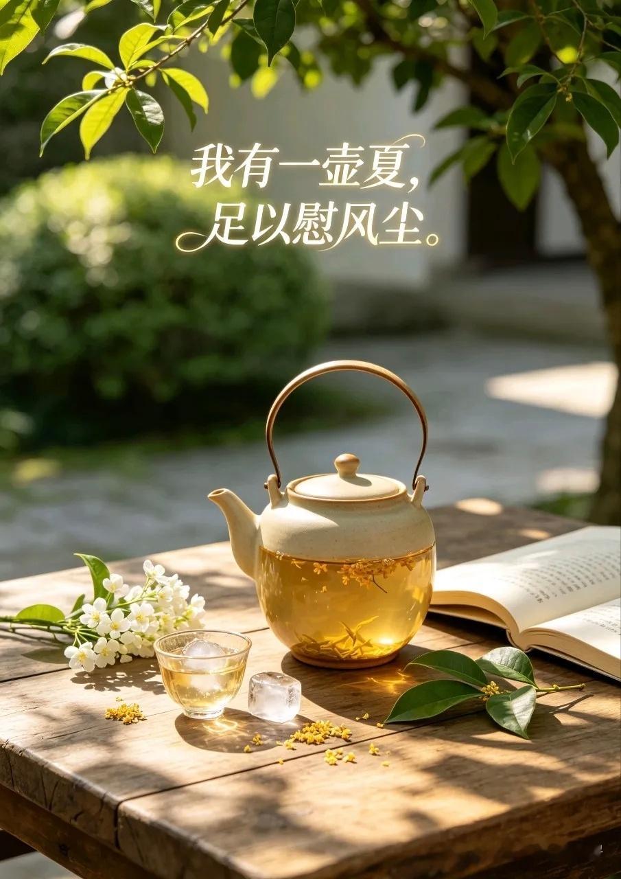 《我有一壶夏，足以慰风尘》        七月流火，山河夏深。    ...