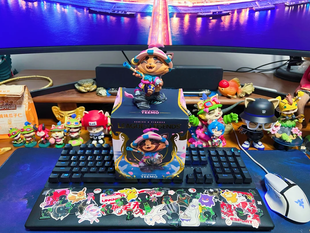 英雄联盟提莫最新手办！灵魂莲华提莫，官方今天刚刚发布我就拿到了，主打一个粉丝先看