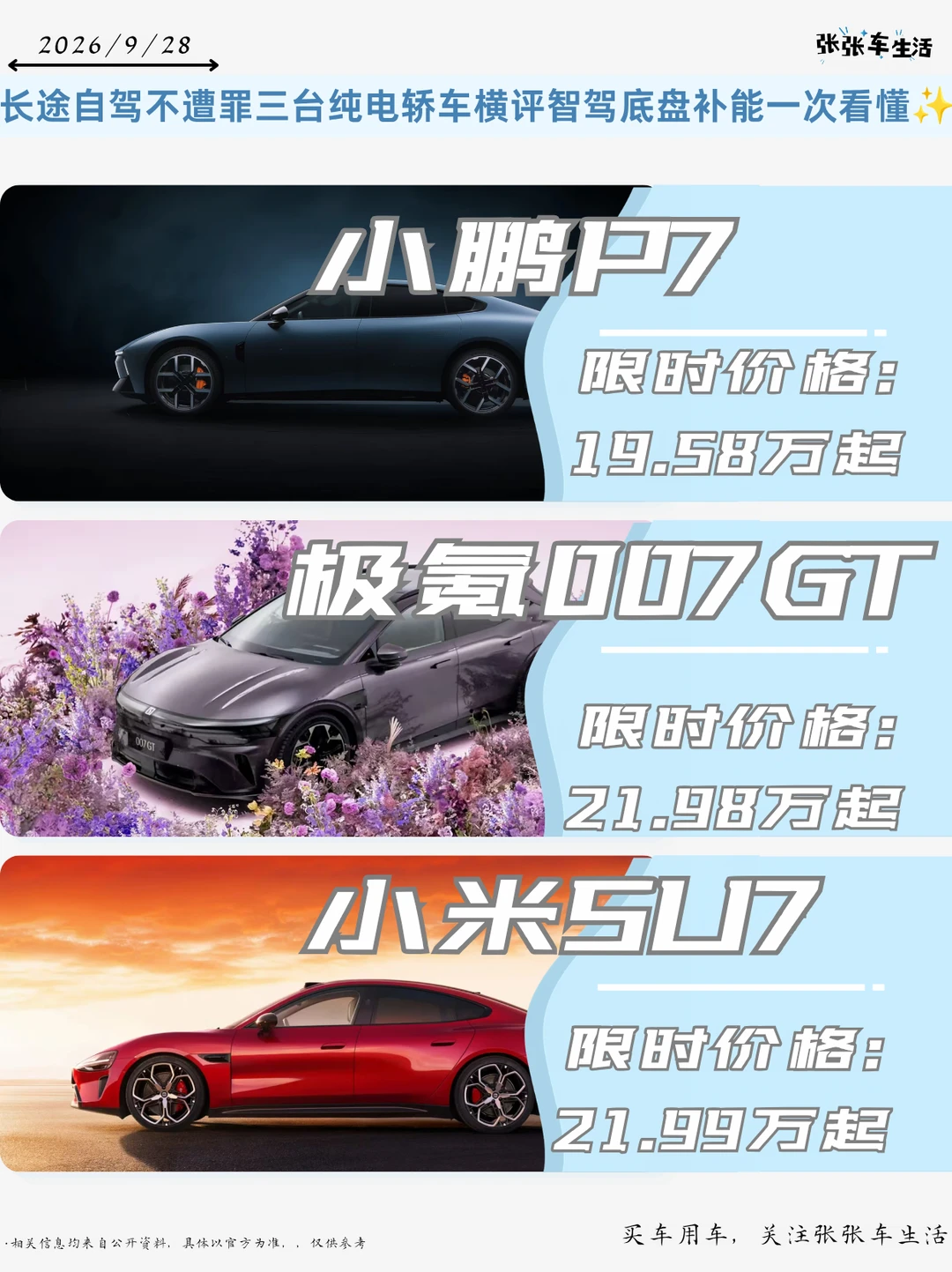 长途自驾不遭罪！三台纯电轿车横评