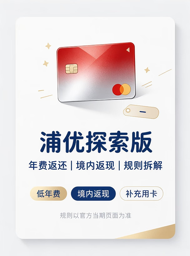 拆解浦优财富探索版｜年费 & 返现规则干货