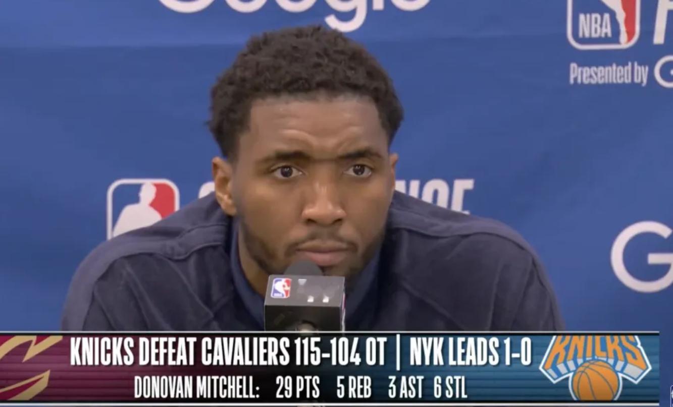 米切尔：这只是一场比赛，就算我们输40分也只是0-1落后  NBA东部...