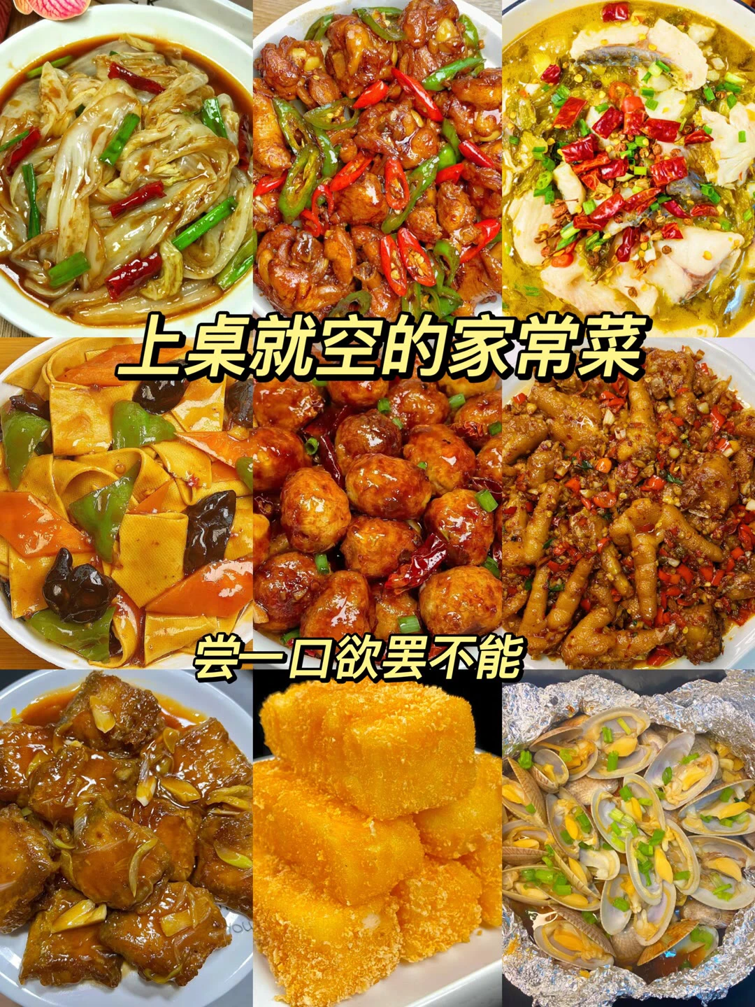 上桌就空的家常菜