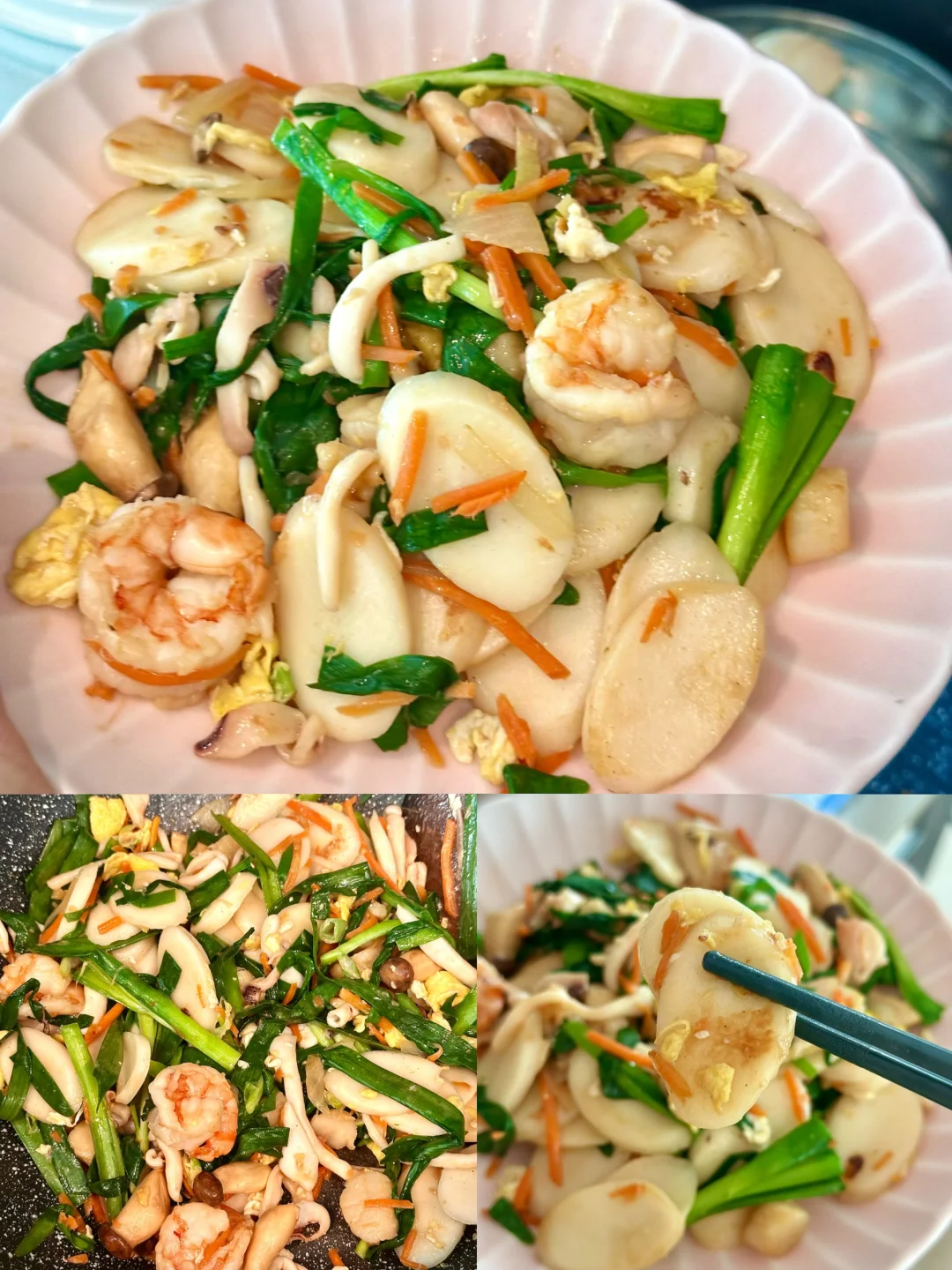 Hmart版台州鱿鱼炒年糕🐙鲜甜弹糯有镬气🔥