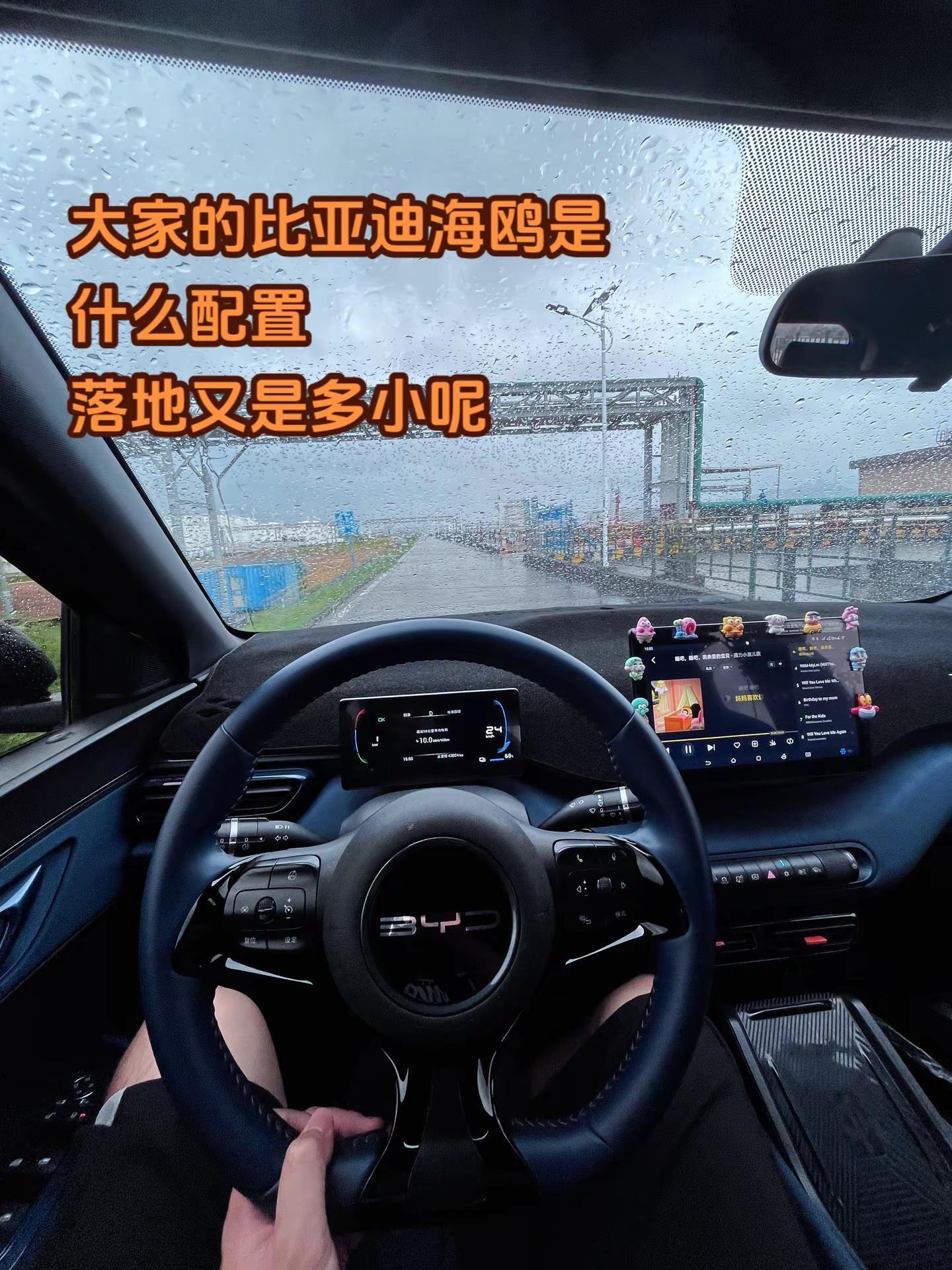 比亚迪海鸥。现实生活中买比亚迪海鸥的那么多，大家都是买什么配置，什么颜色，落地多小呢？有没有后悔买错？比亚迪 比亚迪海鸥 秀出你的神座驾