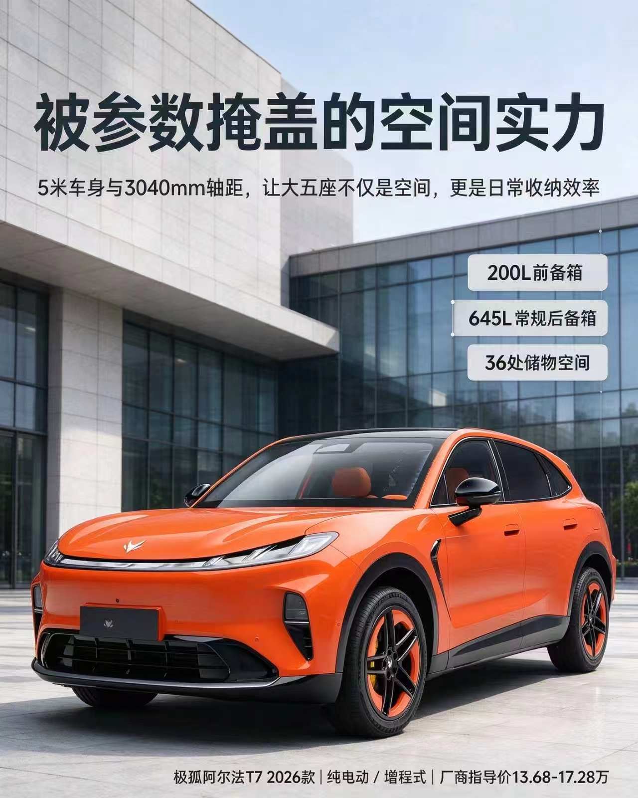 极狐阿尔法 T7，藏在参数下的空间