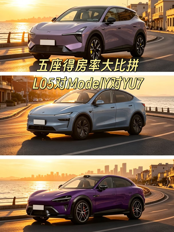 五座得房率大比拼！L05对ModelY对YU7