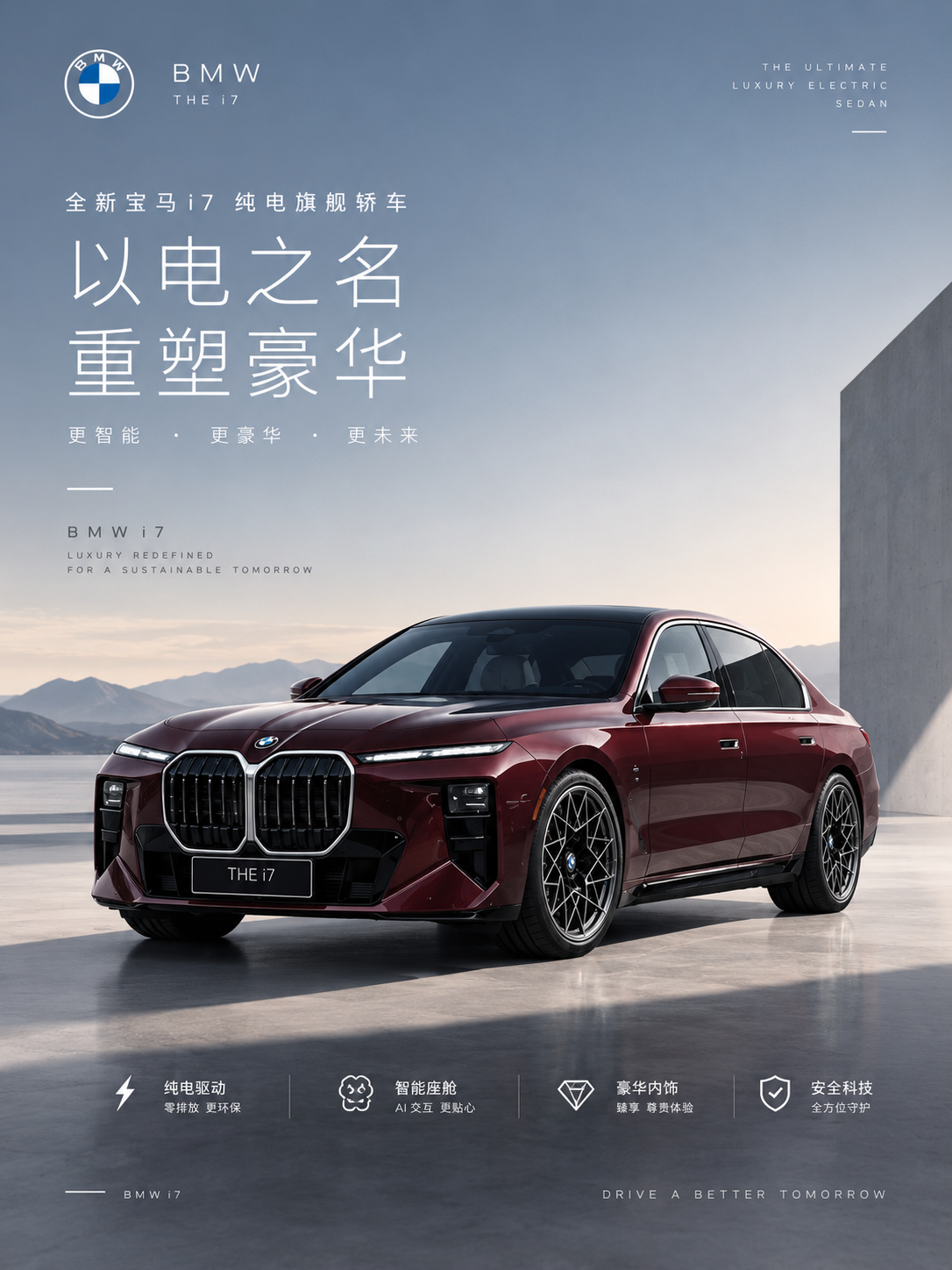 新款宝马 i7 登场，可还行？