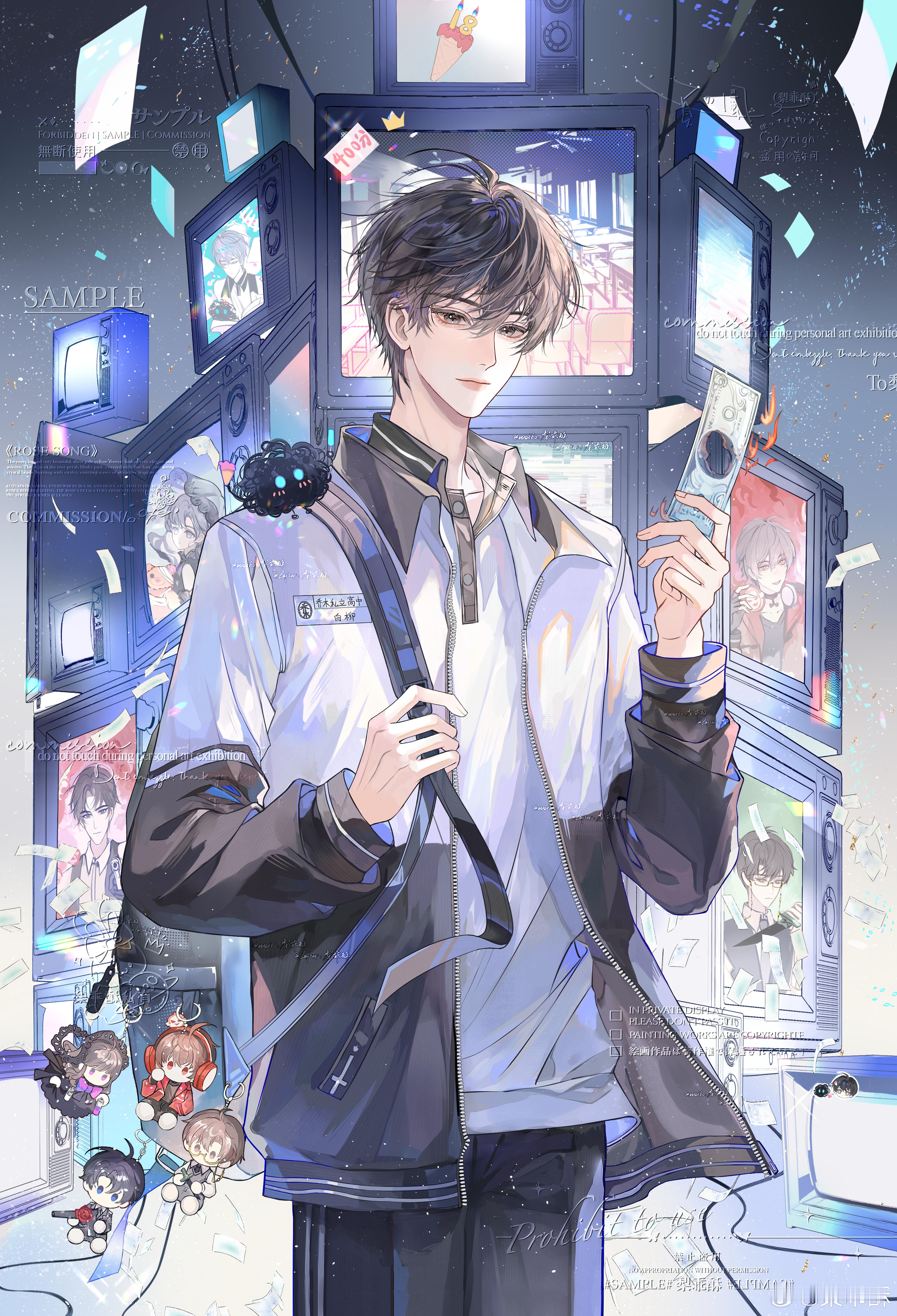 画了校服白柳[羞嗒嗒][羞嗒嗒]给锦瑟的糕糕我在惊悚游戏里封神 ​​​