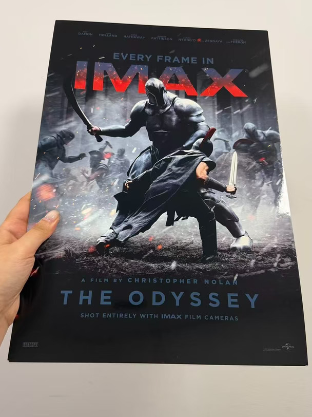 《奥德赛》揪IMAX海报啦🎁