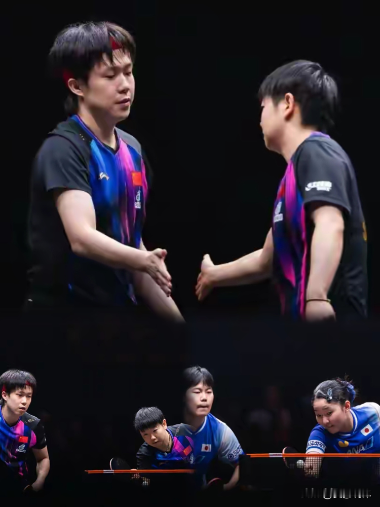 太狠了，3：0横扫，国乒自己却说能力还有差距。
这不是谦虚，是事实。9月25号亚运会混双，王楚钦孙颖莎对阵日本组合松岛辉空和张本美和，比分看着是3：0，但每一局都是2分险胜，全是逆转。
孙颖莎赛后直接说，对手已经是世界超一流水平。王楚钦更是坦言，虽然混双赢了，但前一天男团赛输给张本智和，就是自己