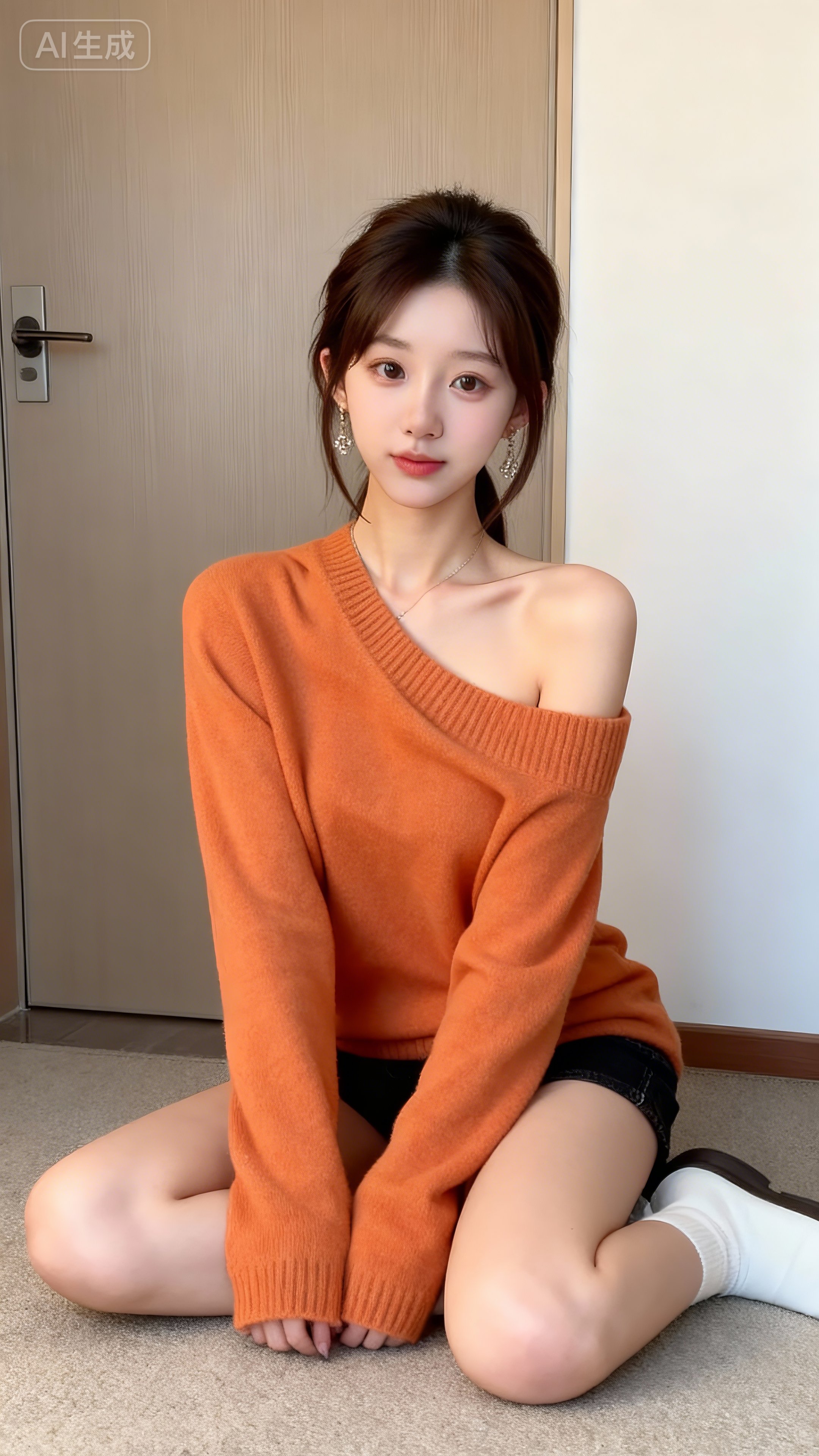 居家甜妹，纯欲慵懒氛围感绝了