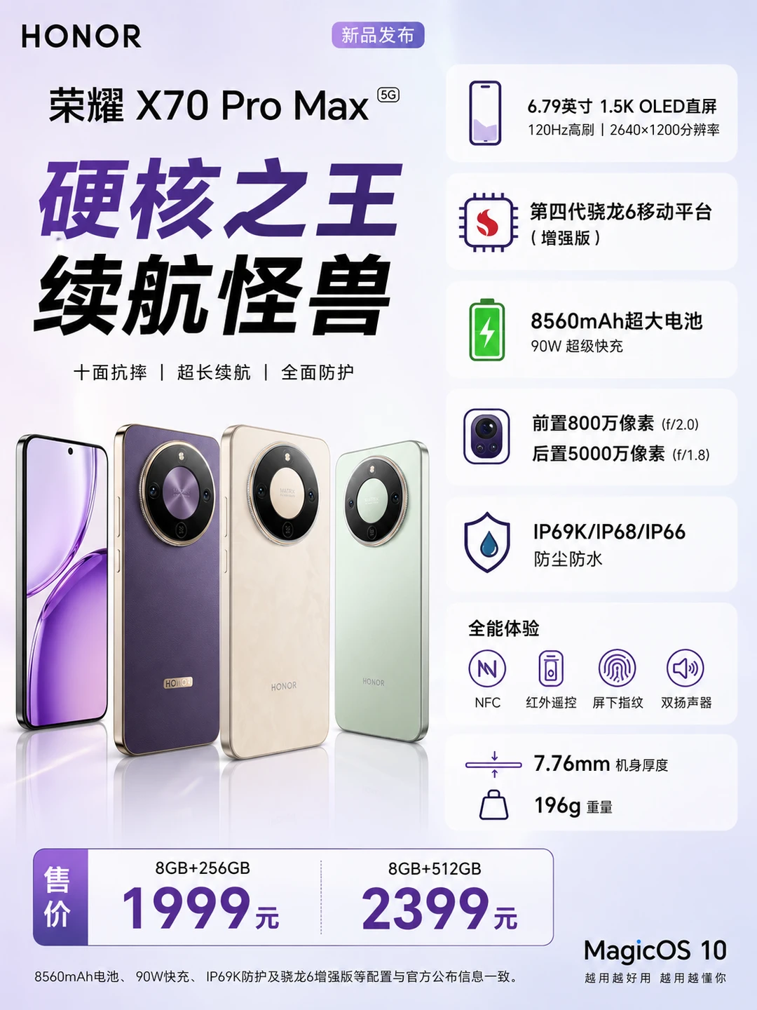 荣耀X80即将到来，发布X70ProMax何意味？