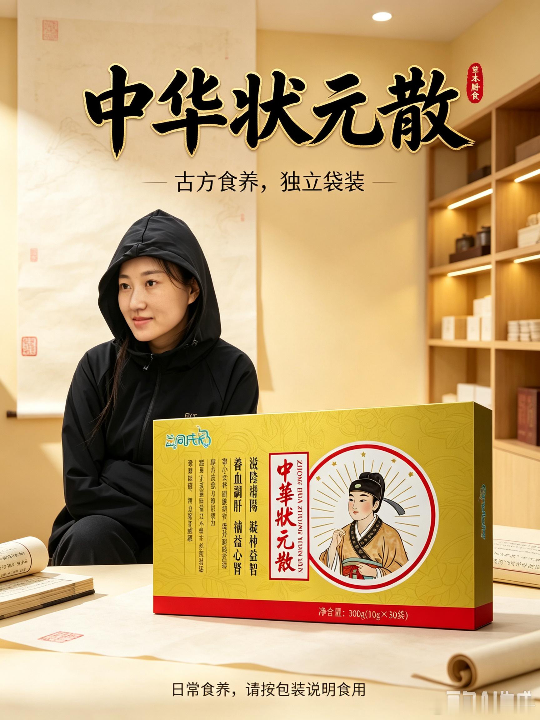 草本科学双养护，“中华状元散”为高强度用脑人群续航
 
求学备考、职场攻坚，长期超负荷用脑、作息紊乱，极易造成脑力透支、精神萎靡、专注力下滑。传统休息难以快速修复损耗，针对性的科学营养补给，是守护用脑状态的关键。
 
中华状元散深耕医学营养领域，专为各类高强度用脑人群定制养护方案。产品 ​