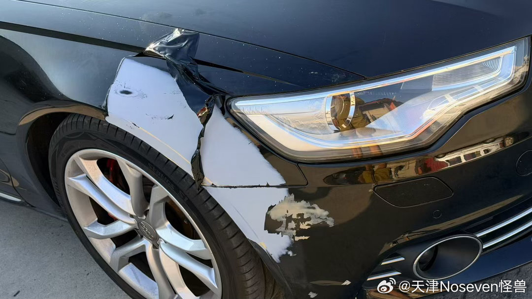 冀 Q7 外观翻新 全车包围拆解ing 
皖 A6 全车黑色车衣撕掉 看看漆面啥情况  ​