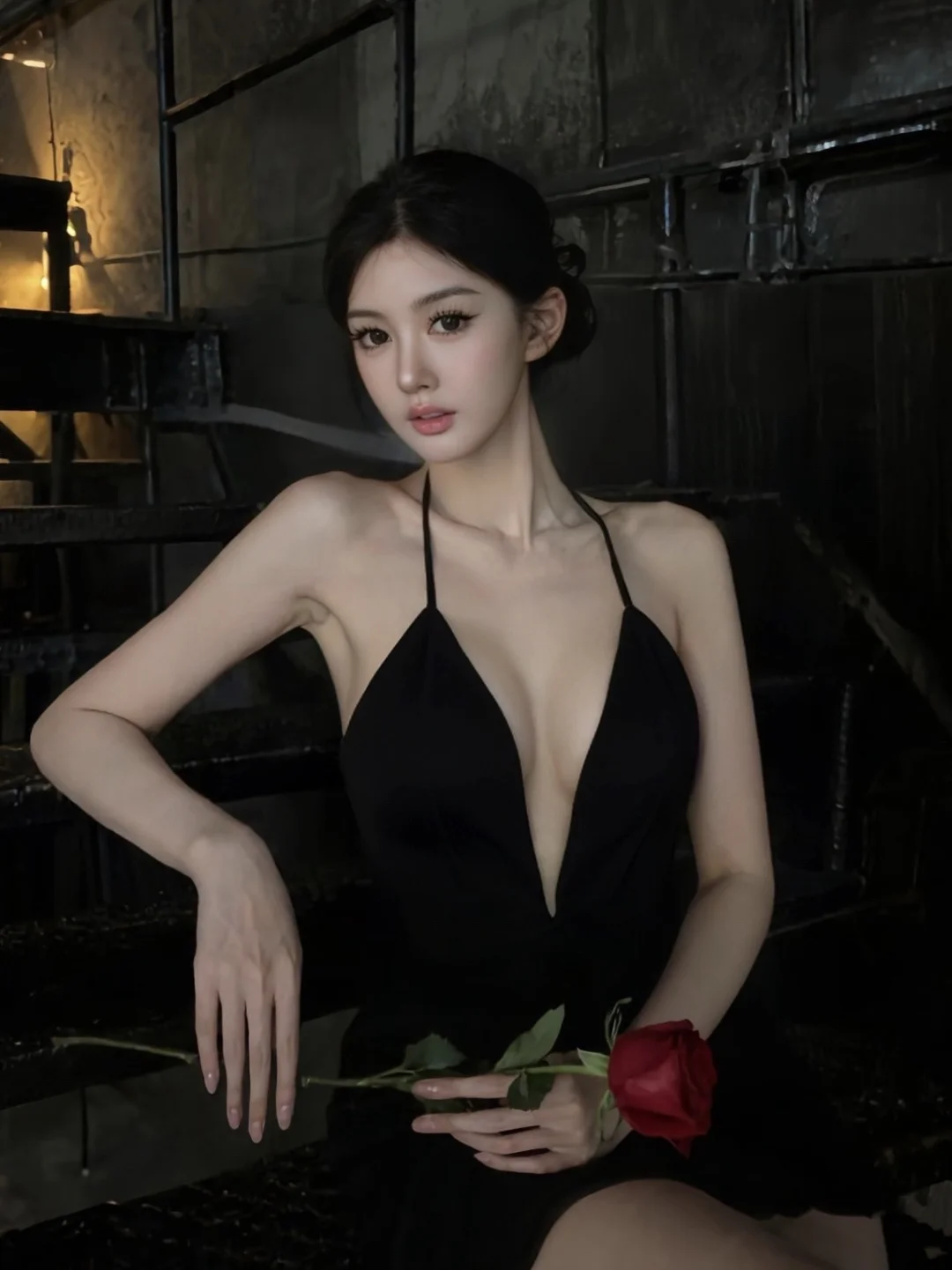 🥀get 泳池玫瑰了