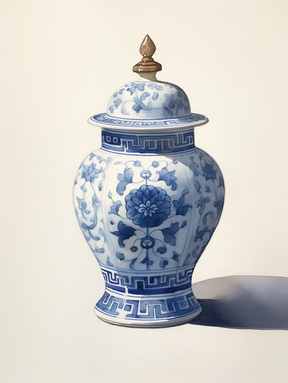 青花瓷罐罐