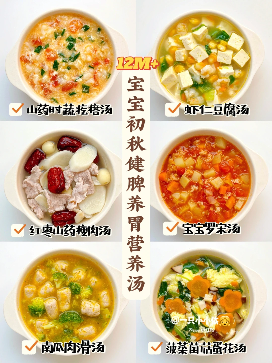 12M+辅食|宝宝初秋营养汤，健脾养胃补锌补钙