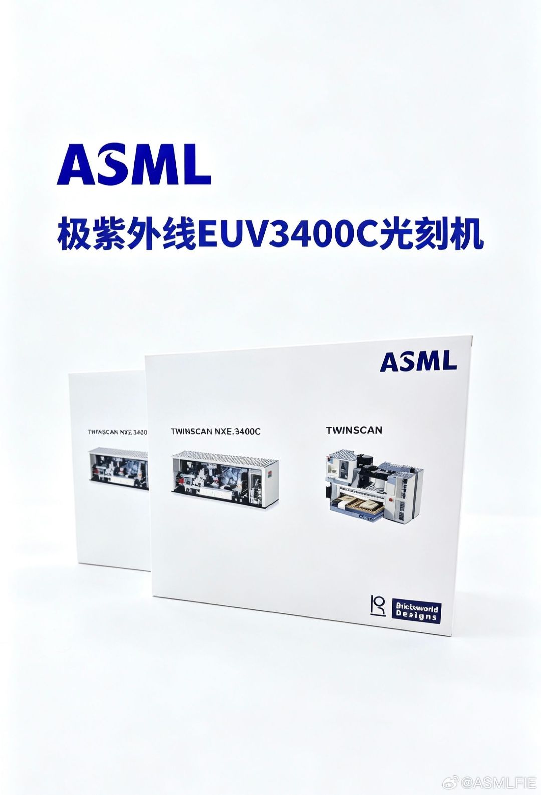 ASML｜EUV3400C极紫外线光刻机
乐高LEGO正品｜阿斯麦ASML官方出品
赠限量版Technician乐高正品人仔
#乐高[超话]##乐高##半导体##科技##芯片# ​